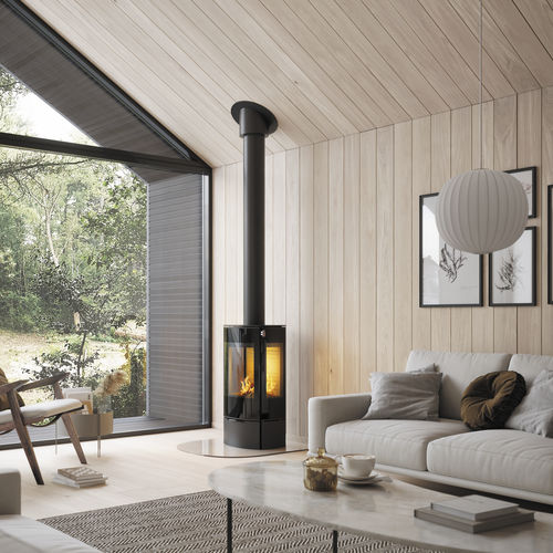 Salamandra a lenha - CARO 90 - Attika Feuer AG - 0–5 kW / 5 kW–10 kW / de piso