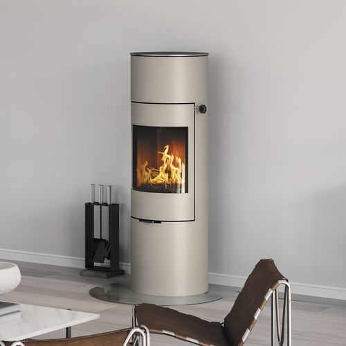 Salamandra a lenha - VIVA 140 L - Attika Feuer AG - a gás / 5 kW–10 kW / de piso