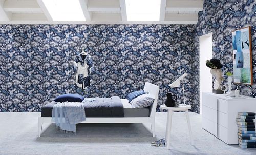 Cama de casal - PENELOPE - ORME - contemporânea / em madeira / em madeira laqueada