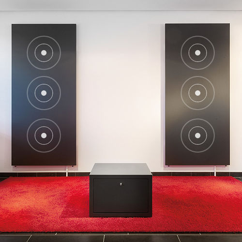 Divisória removível - Mila-wall Sound - MBA-Design & Display Produkt - laminada / da linha comercial / para exposições