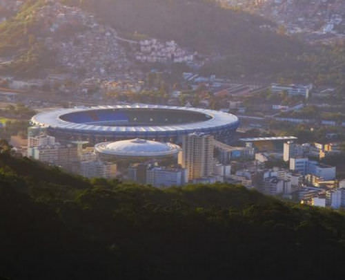 Estrutura tensionada com cabos e membrana - MARACANÃ MÁRIO FILHO - Hightex - para cobertura / com membrana em PTFE / para estádio