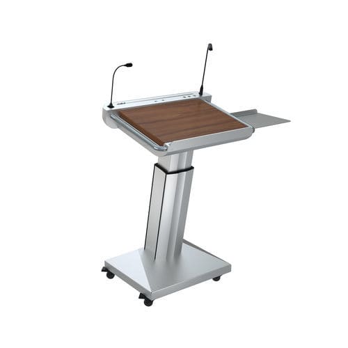 Púlpito de conferência - SYNERGY HT - Intelligent Lectern Systems - de altura regulável / de modelo semissentado / com logótipo personalizado