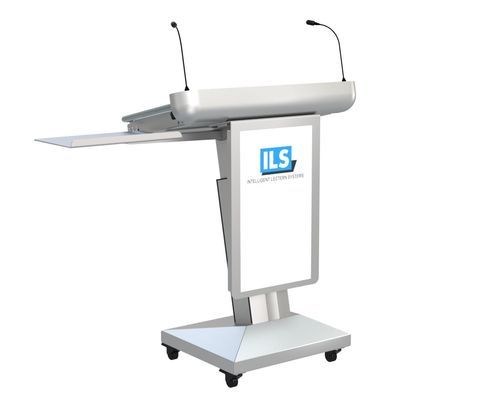 Púlpito de conferência - NAVIGATOR QT-FD - Intelligent Lectern Systems - com display / com display digital / com tela sensível ao toque integrada