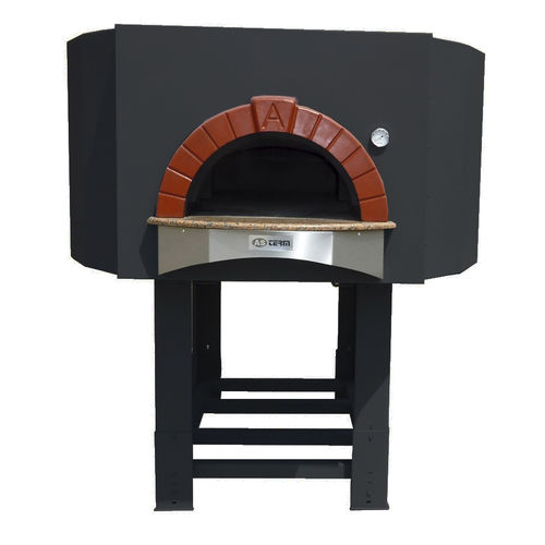 Forno de pizza profissional - D140S - AS Term - a lenha / de instalação livre / com 1 câmara