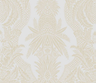 Tecido para estofados - EAST INDIA - COLONY - estampado / em seda / estampado à mão