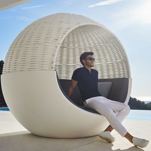 Divã para ambiente externo - MOON - VONDOM - contemporâneo / em tecido / em polietileno