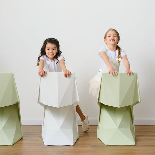 Cadeira contemporânea - VOXEL MINI  - VONDOM - para ambiente interno / para ambiente externo / de fibra de vidro