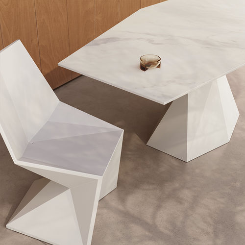 Cadeira de design original - VERTEX  - VONDOM - para ambiente interno / para ambiente externo / em polietileno