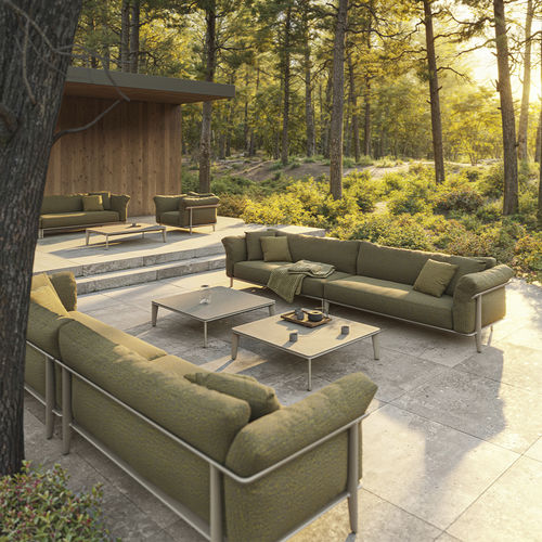 Sofá modular - Pasadena - VONDOM - contemporâneo / para sala / de jardim