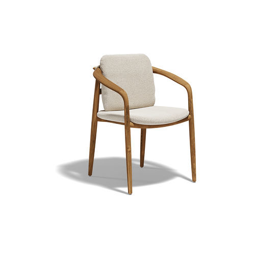 Cadeira de jardim contemporânea - Fusta - VONDOM - para ambiente externo / em teca / da linha residencial