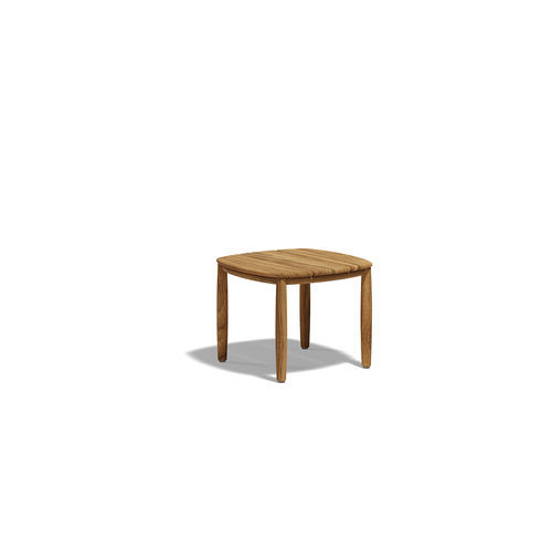 Mesa lateral contemporânea - Fusta - VONDOM - em teca / para ambiente externo / de Ramon Esteve