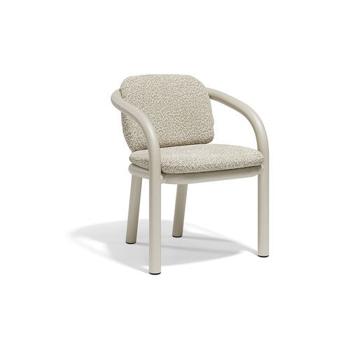 Cadeira contemporânea - GUM/MEL - VONDOM - para ambiente externo / em alumínio / em aço laqueado