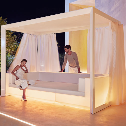 Gazebo em alumínio - VELA - VONDOM - em tecido / com estrutura de alumínio