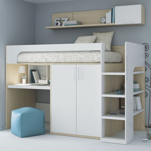 Cama alta - TOUCH 70  - ROS 1 S.A. - de solteiro / contemporânea / infantil (unissexo)