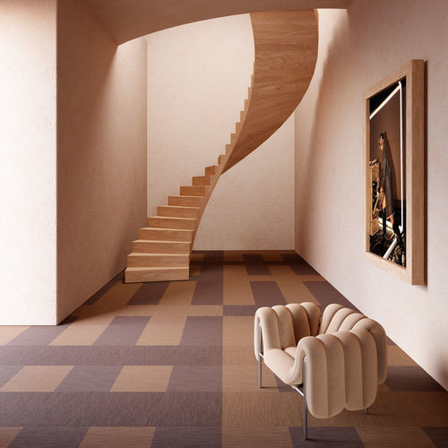 Revestimento de piso vinílico - DRIFT  - BOLON - para ambiente interno / para sala de estar / para escritório