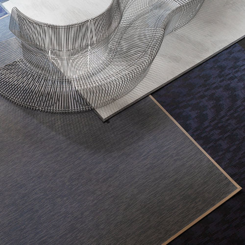 Tapete contemporâneo - EMERGE - SWIRL  - BOLON - de cor lisa / em poliéster / em PVC