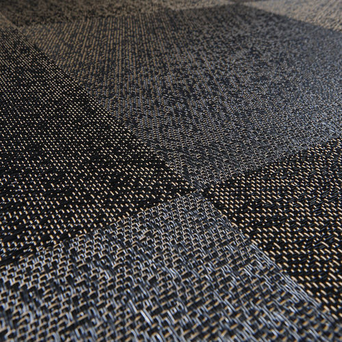 Carpete em placas - BLACKISH TAUPE - BOLON - tecido / vinílico / estampado