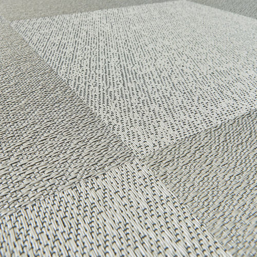 Carpete em placas - NATURELLE CHROME - BOLON - tecido / vinílico / estampado