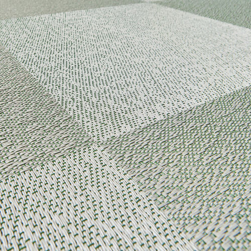 Carpete em placas - NATURELLE GREEN - BOLON - tecido / vinílico / estampado