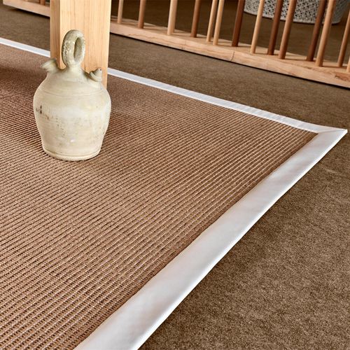 Tapete contemporâneo - MEDITERRANEAN : BALTICA - NATURTEX - de cor lisa / de sisal / retangular