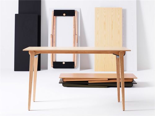 Mesa contemporânea - PRESS - KARL ANDERSSON - em carvalho / em madeira de freixo / em bétula