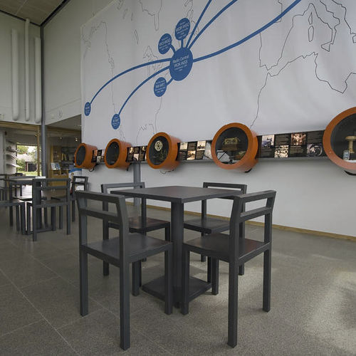 Cadeira contemporânea - NON - KÄLLEMO - para ambiente externo / para ambiente interno / em aço