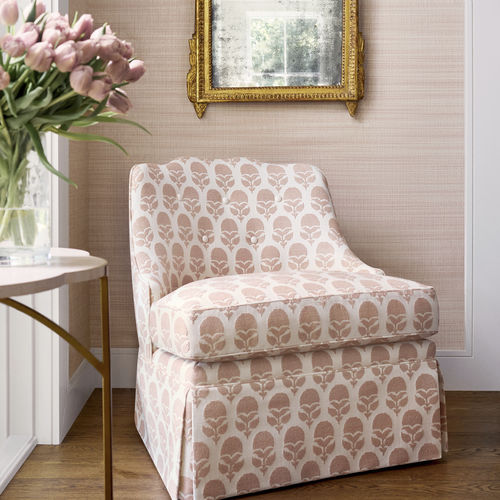 Tecido para estofados - MARGUERITE - Thibaut - estampado / em poliéster / em algodão