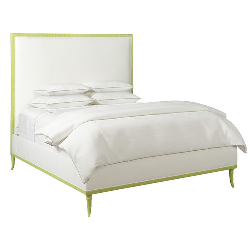 Cama de casal - Darien - Thibaut - contemporânea / estofada / com cabeceira