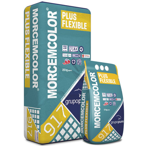 Argamassa de selagem de juntas - MORCEMCOLOR® PLUS FLEXIBLE CG2 A W - GRUPO PUMA - graute / para revestimento cerâmico / de cimento