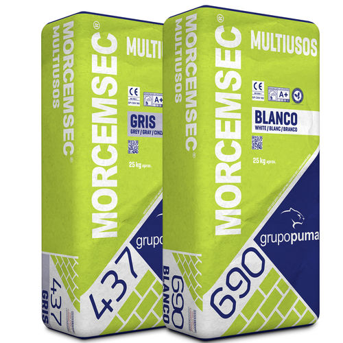 Reboco aparente - MORCEMSEC® MULTIUSOS GP CSIV W0 - GRUPO PUMA - para ambiente interno / para parede / para concreto