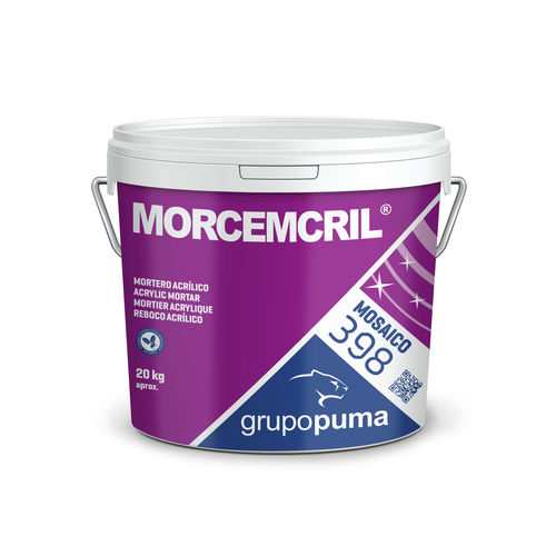 Argamassa decorativa - MORCEMCRIL® MOSAICO - GRUPO PUMA - impermeabilizante / para ambiente interno / para ambiente externo