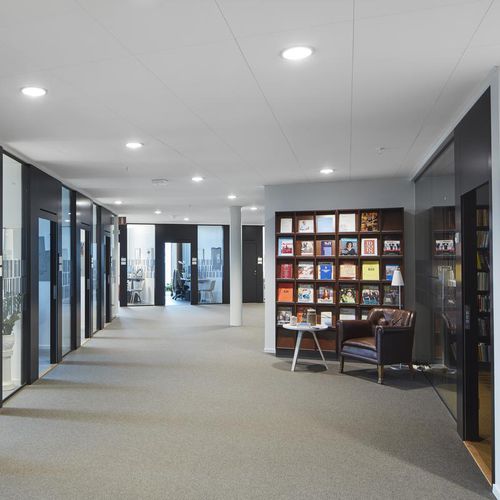 Forro em lã de vidro - FOCUS™ DS - Saint-Gobain Ecophon - em placas / para escritório / para ambiente interno