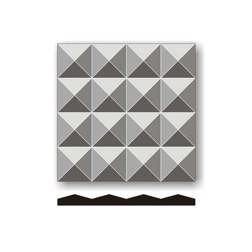 Painel acústico de parede - PYRAMIDE - Feek - em plástico / piramidal / da linha comercial