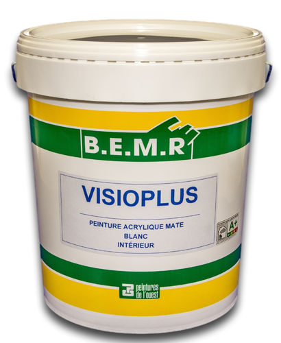 Tinta de acabamento - VISIO PLUS - B.E.M.R - de dupla função / para ambiente interno / para parede
