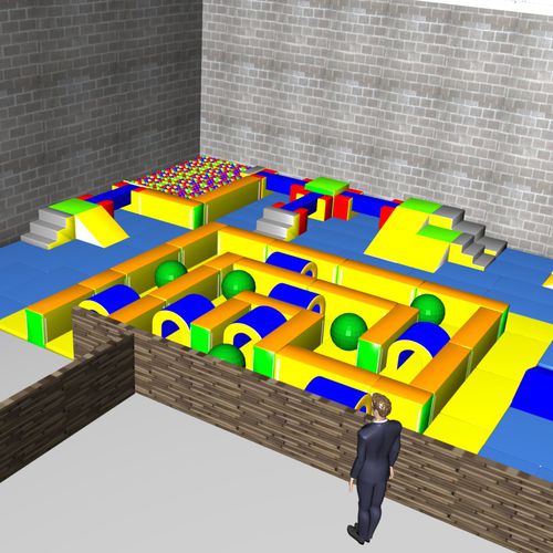 Circuito de atividades psicomotoras em espuma - 2010.24 - Modugame - MG Sport