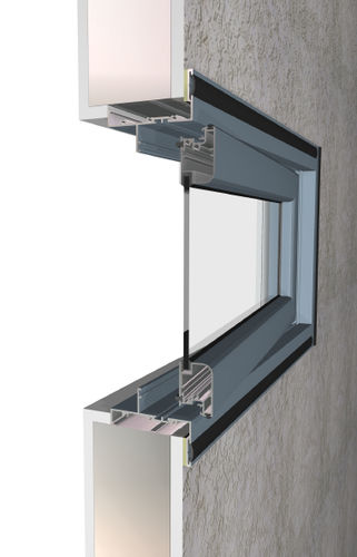 Janela em alumínio - FACE FIX - Wintec Aluminium Windows & Doors Australia Pty Ltd - de abrir / com vidro duplo / acústica