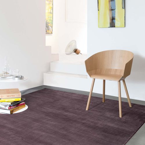 Tapete contemporâneo - CLUB - Limited edition - de cor lisa / em Tencel® / retangular