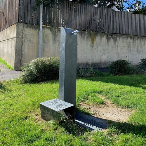 Fonte pública - DROP - Euroform K. Winkler GmbH - em aço inoxidável / em chapa de aço / contemporânea