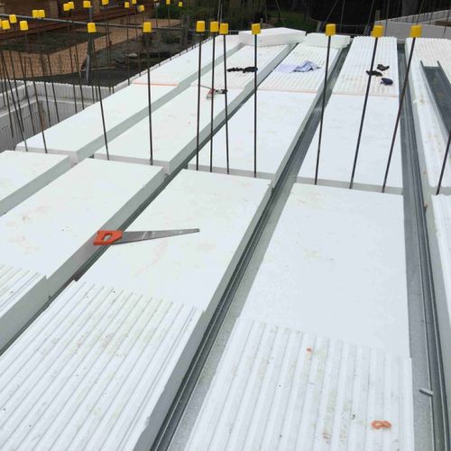 Bloco de cofragem em poliestireno expandido PSE - ZLABFORM - Zego Pty Ltd - para piso / para laje de concreto para piso / isolante