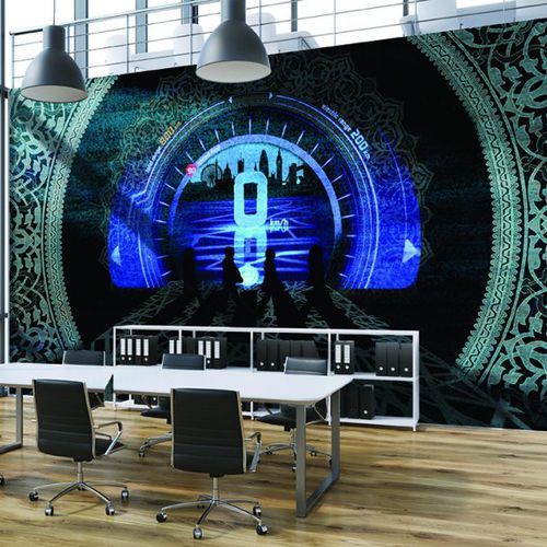 Papel de parede contemporâneo - LONDON TUBE - Agena Srl - em tecido não tecido / estampado / efeito 3D