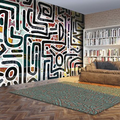 Papel de parede contemporâneo - GRAFICA - Agena Srl - em tecido não tecido / estampado / efeito de tecido