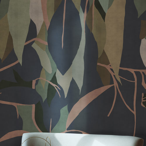 Papel de parede contemporâneo - LATIBULLE - Agena Srl - em tecido não tecido / com natureza / multicores