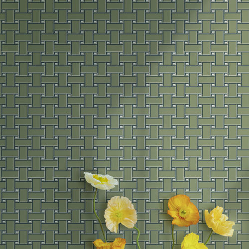 Papel de parede contemporâneo - WELDED - Agena Srl - em tecido não tecido / com padrão geométrico / multicores