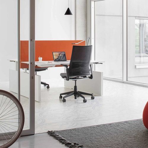 Estação de trabalho - BALANCE - Ahrend - de piso / de 2 lugares / contemporânea