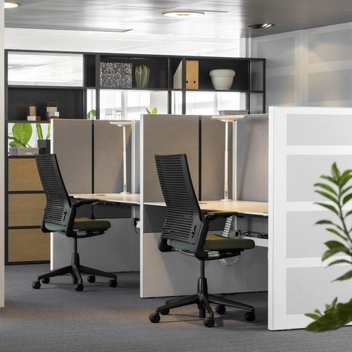 Estação de trabalho - TEAM_UP - Ahrend - de piso / de 2 lugares / contemporânea