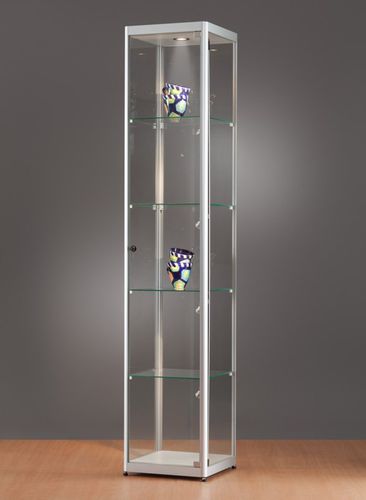 Vitrina contemporânea - 115 400 - SDB Vitrinebouw BV - em vidro / em madeira / em alumínio anodizado