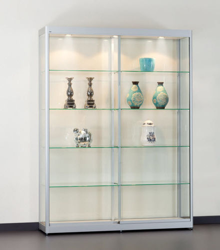 Vitrina contemporânea - FLORIDA 1500 - SDB Vitrinebouw BV - em vidro / em madeira / em alumínio anodizado