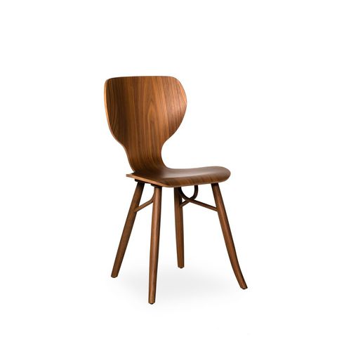 Cadeira de sala de jantar contemporânea - TULIPANI - Linteloo - para ambiente interno / em tecido / em couro
