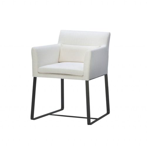 Cadeira de sala de jantar contemporânea - PAVIA - Linteloo - para ambiente interno / em tecido / em couro