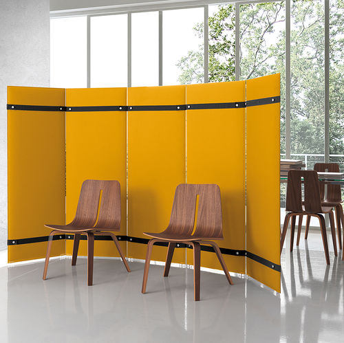 Painel de absorção acústica autoportante - PLI  - Caimi Brevetti SpA - em fibra de poliéster / colorido / para ambiente interno